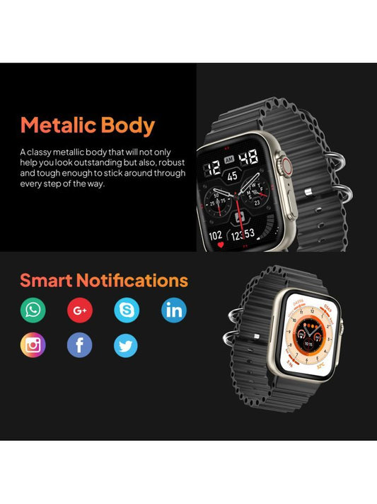 Trending infinite big screen waterproof smart watch with guarantee